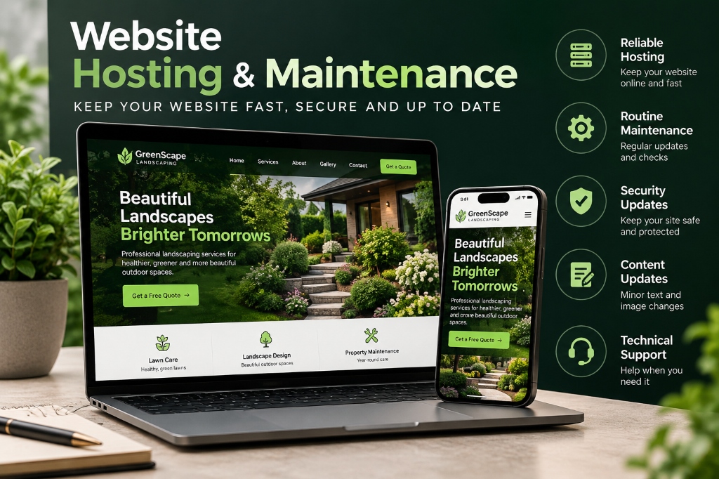 Website Hosting & Maintenance - Keep Your Website Fast, Secure and Up to Date